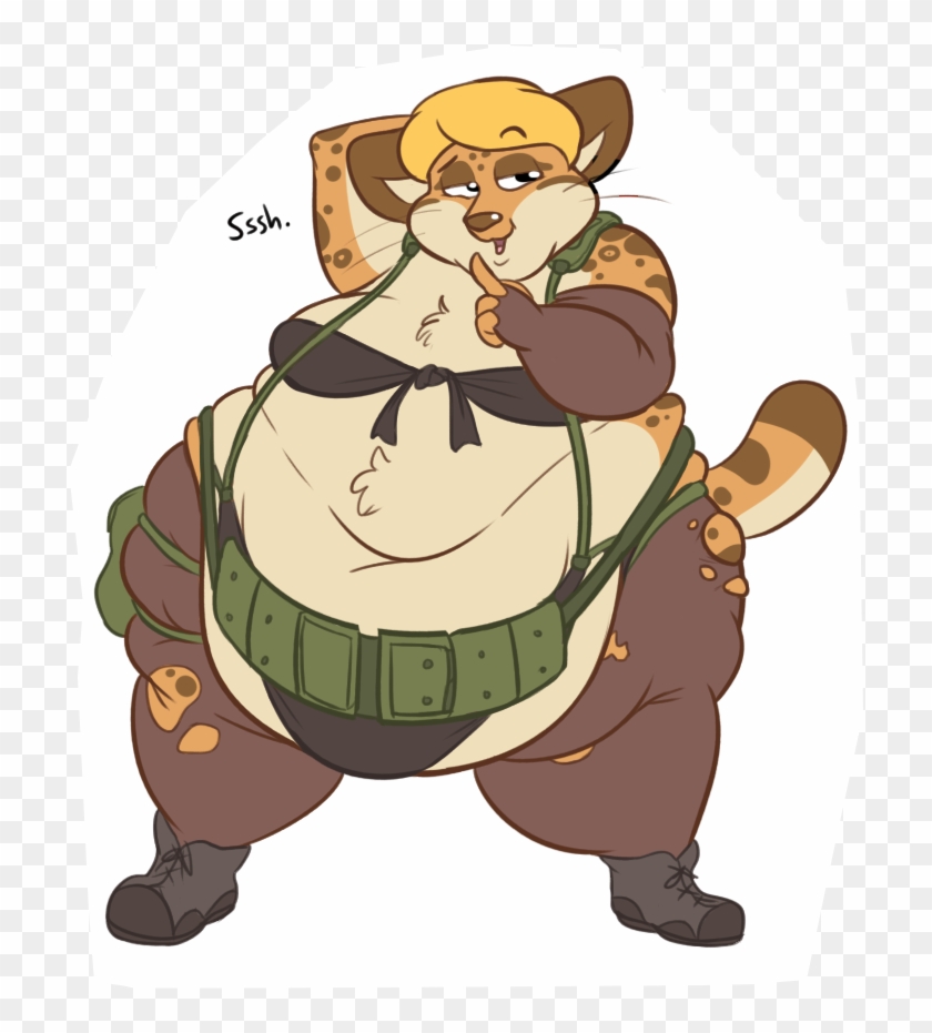 Quiet Cat - Fat Quiet Clipart