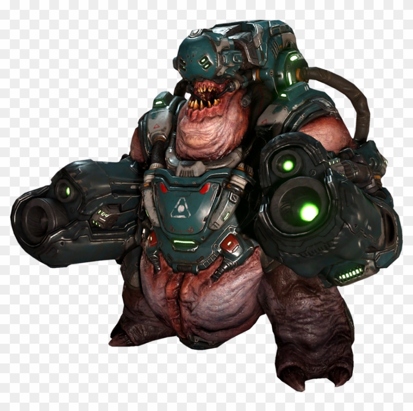 30 May - Cyber Mancubus Doom 2016 Clipart