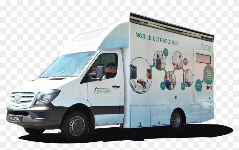 Mobile Us Vehicle - Mercedes-benz Sprinter Clipart #4456894