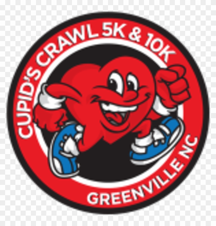 Cupid's Crawl 10k & 5k - Emblem Clipart