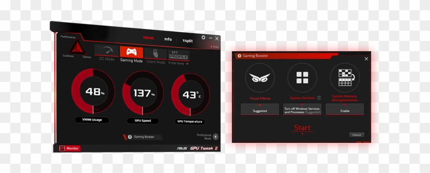 Asus Gpu Tweak Clipart #4457155