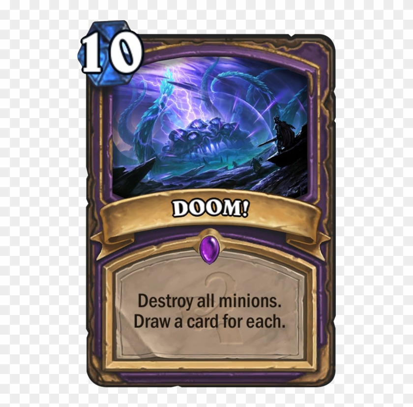 Doom Card - Doom Hearthstone Card Clipart #4457156