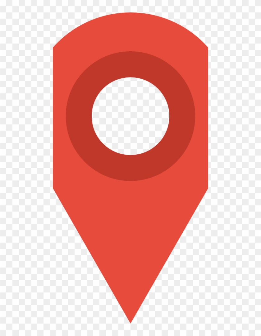 Map Marker Icon 500x - Circle Clipart