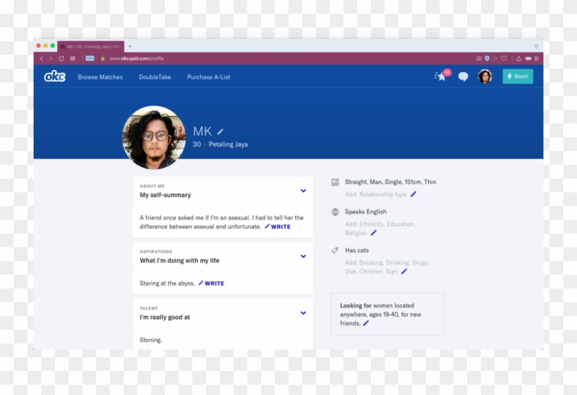 Profile Of Yours Truly - Utility Software Clipart