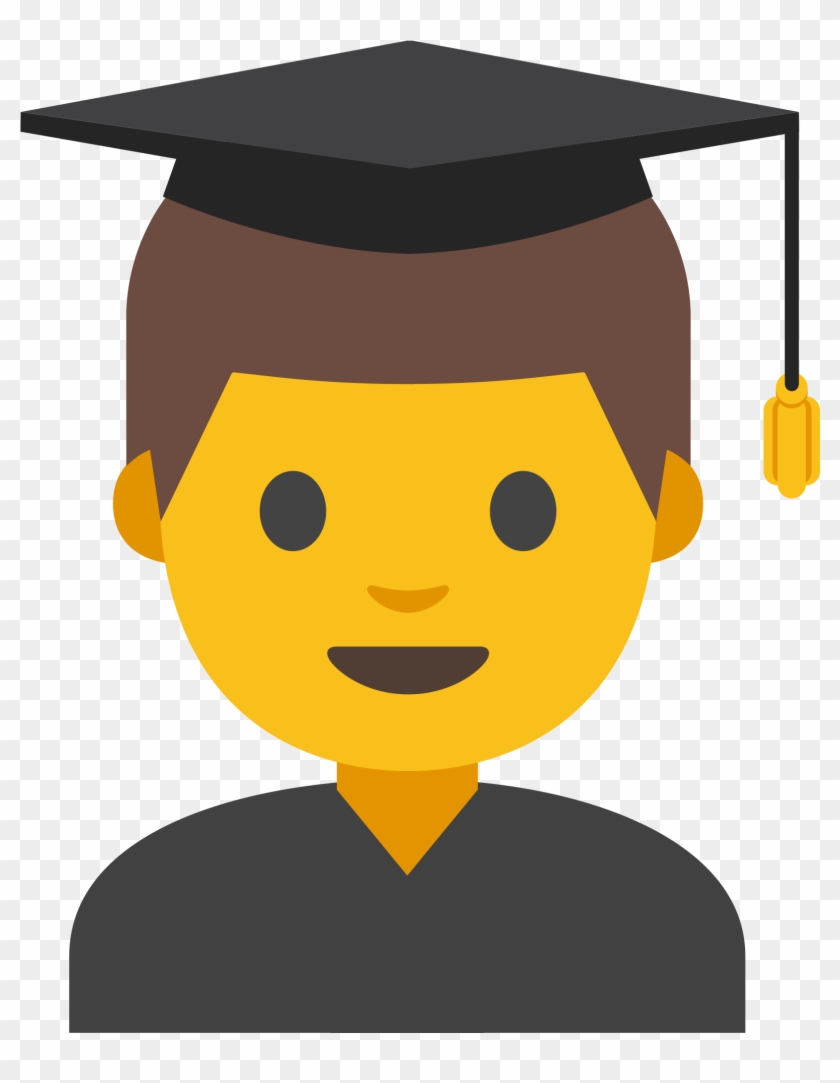 Emoji Clipart Graduation - Google Family Emoji - Png Download #4457759