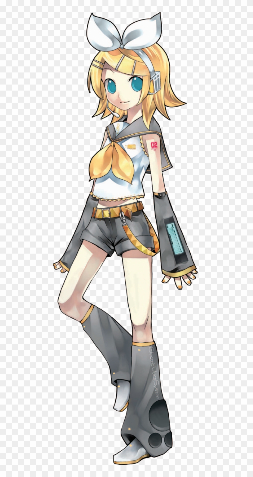 Rin Kagamine Vocaloid Clipart