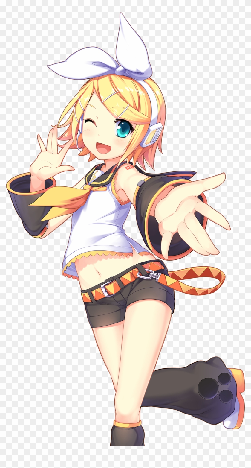 Rin Kagamine Transparent Background , Png Download - Rin Kagamine No Background Clipart #4458790