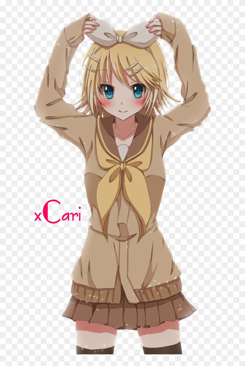 A Anime Maid, Maid Sama, Kaito, Hatsune Miku, Otaku, - Vocaloid Rin School Uniform Clipart #4458819