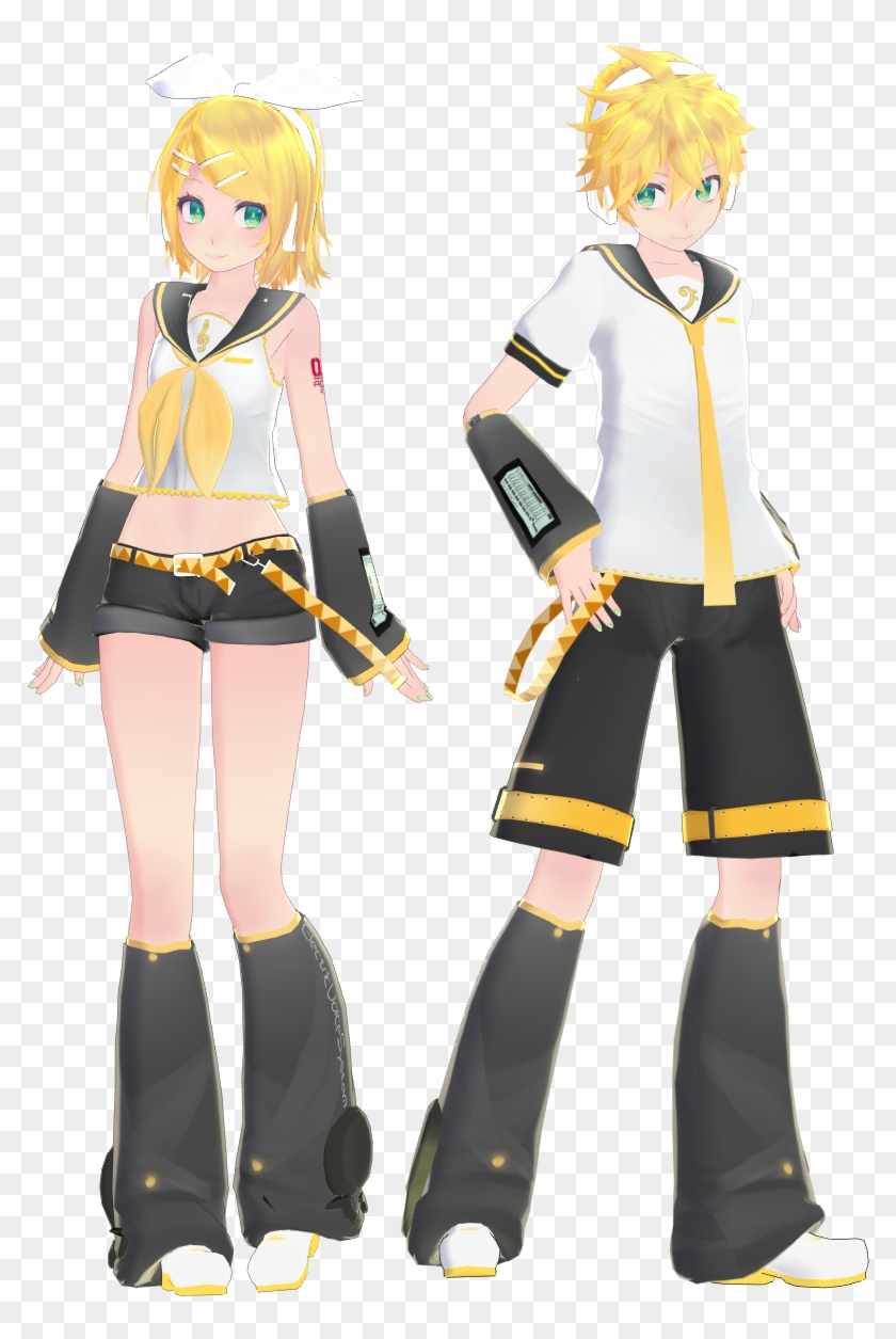 Jiyurun Tda Rin & Len [ended] - Cosplay Clipart #4458848