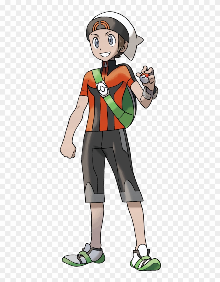 287 Kb Png - Brendan Pokemon Clipart