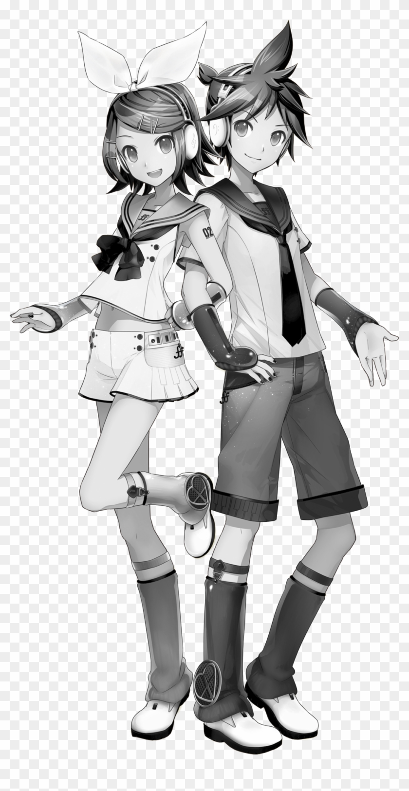 Dark Rin And Len - Food Fantasy Double Scoop Skin Clipart