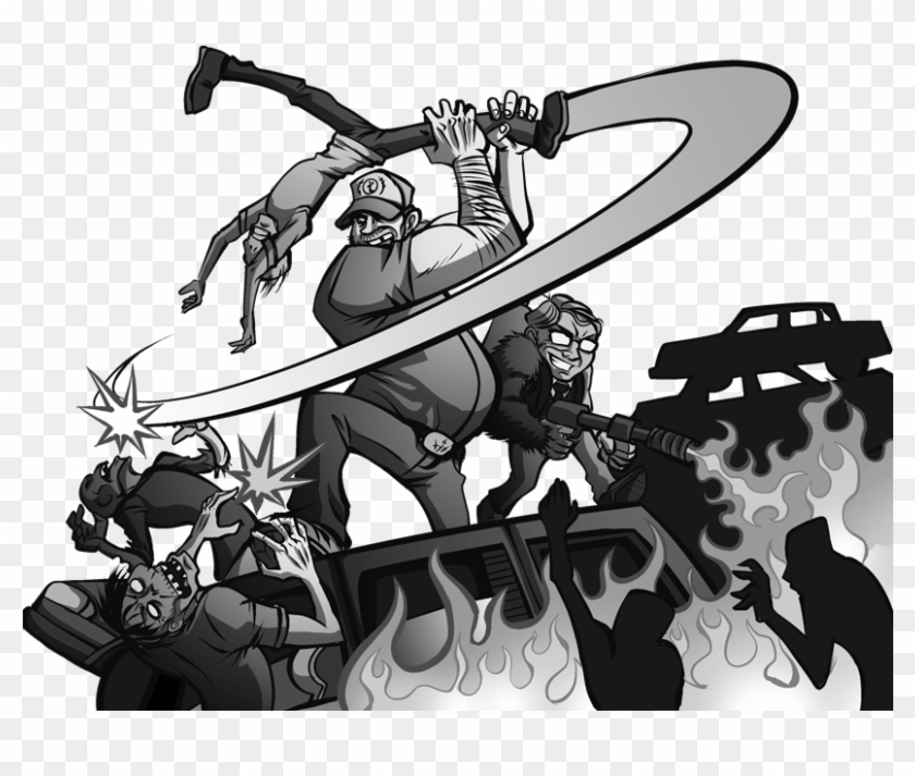 72 Junkyard Zombies Pt - Cartoon Clipart