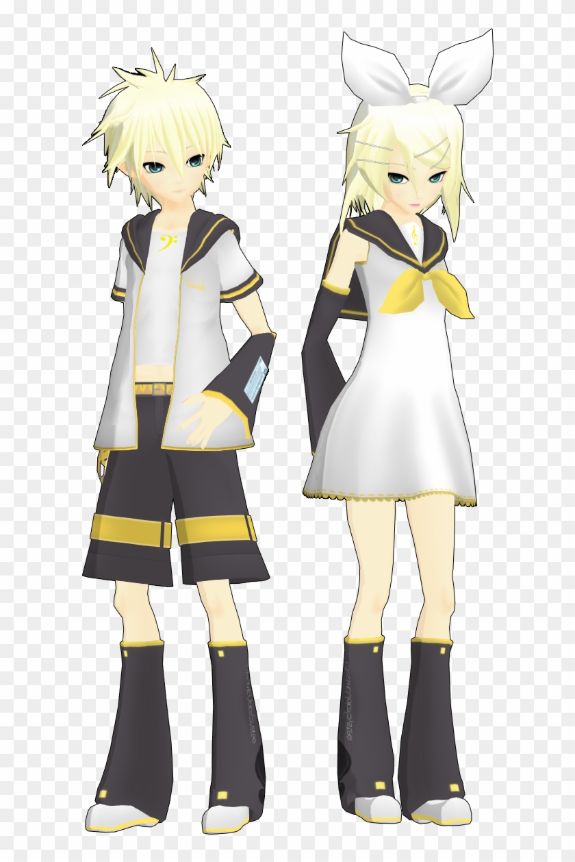 C'mell Rin & Len - Cartoon Clipart