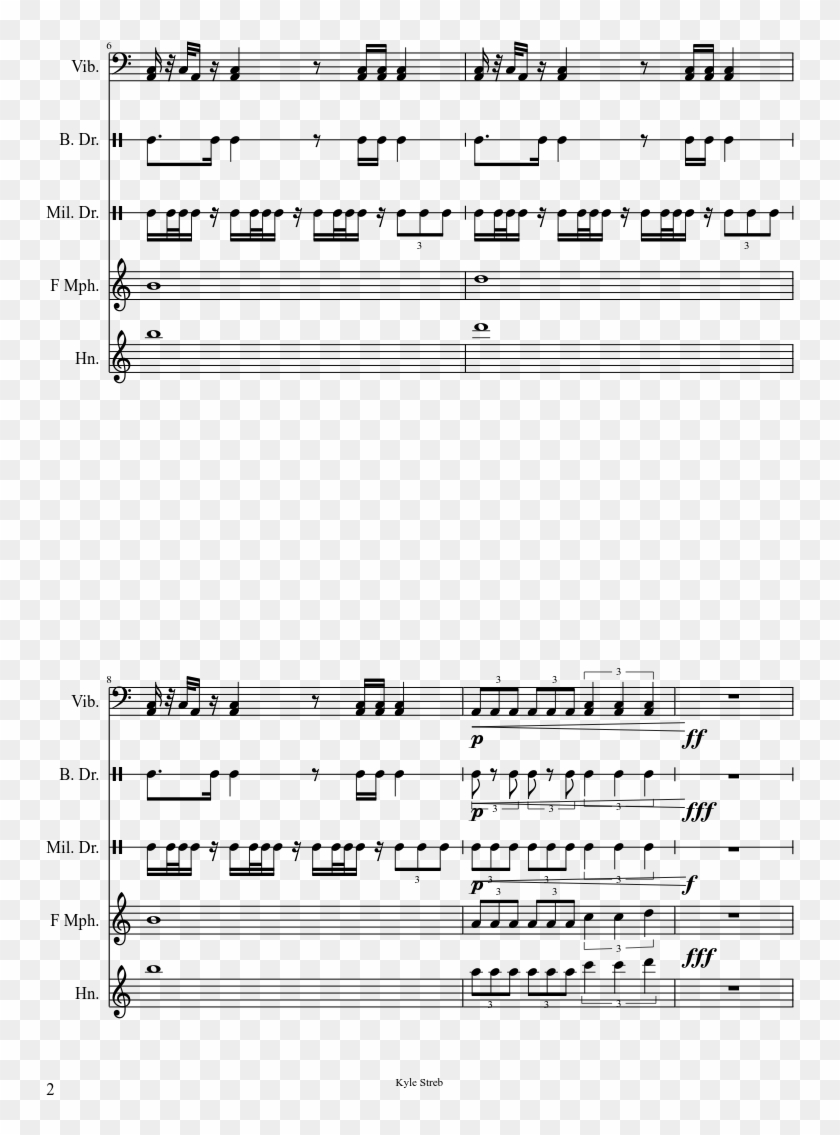 Demon Hunters Journey Sheet Music Composed By Kyle - Calm Viola Sheet Music Clipart