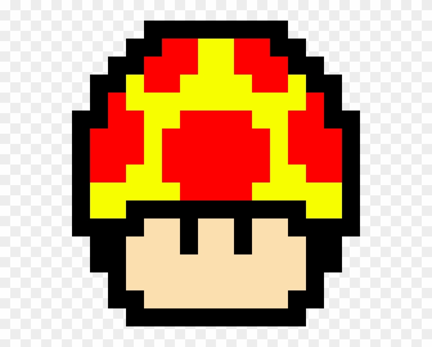 Giant Mushroom - 8 Bit Mushroom Mario Png Clipart