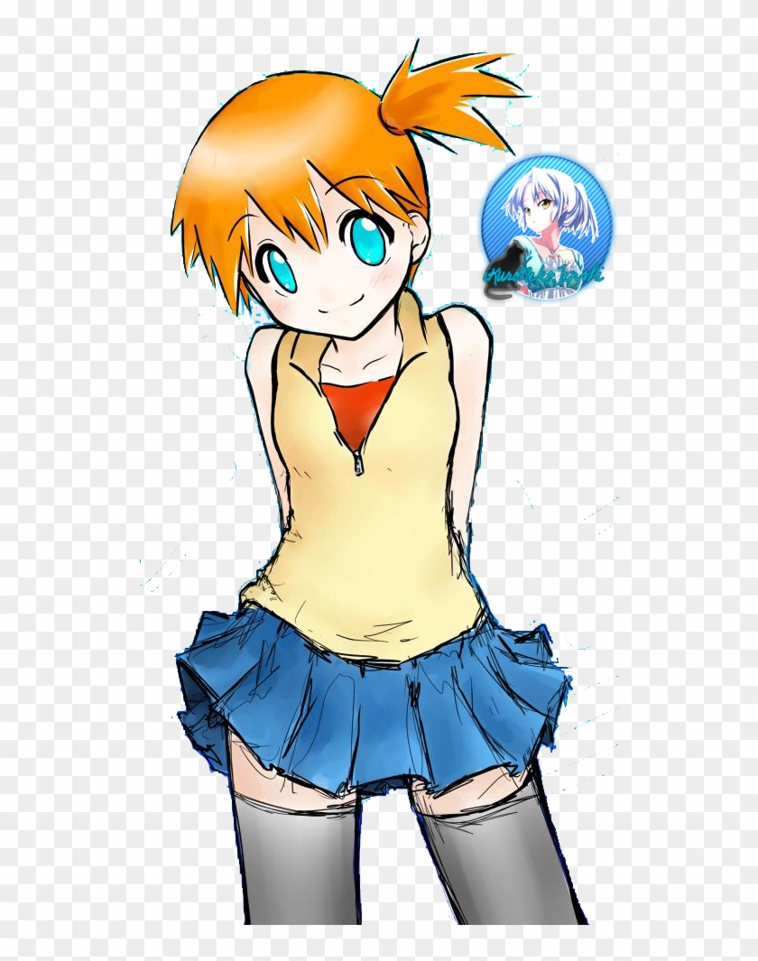 Misty Pokemon Render , Png Download - Dibujo De Misty Clipart #4460823