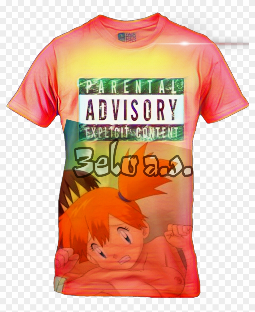 #tshirt #pokemon #advisory #misty - Active Shirt Clipart