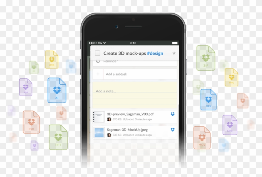 Wunderlist, The Great Cross Platform Note Taking App - Iphone Clipart #4461359