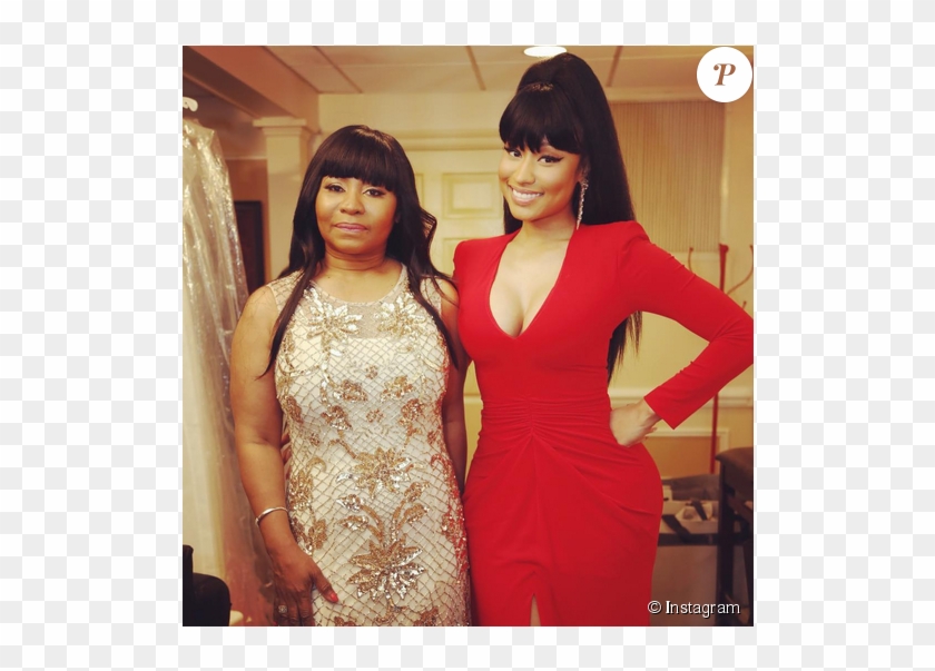 Nicki Minaj Avec Sa Mère Lors Du Mariage De Son Frère - Maman De Nicki Minaj Clipart