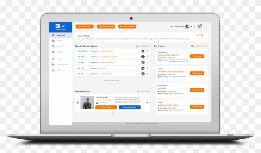 Producer's Dashboard - Workday Survey Clipart #4461485