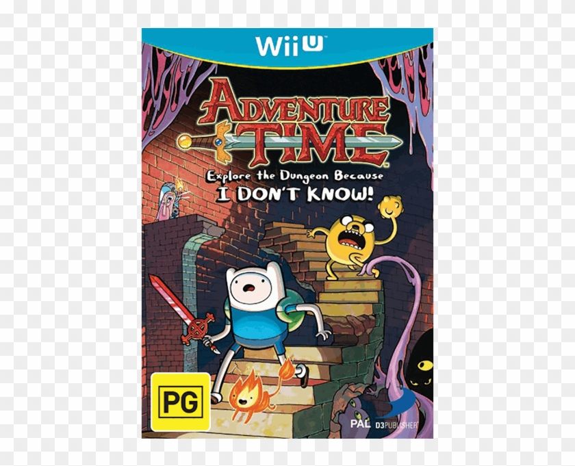 Explore The Dungeon Because I Don't Know - Adventure Time Explore Wii U Clipart
