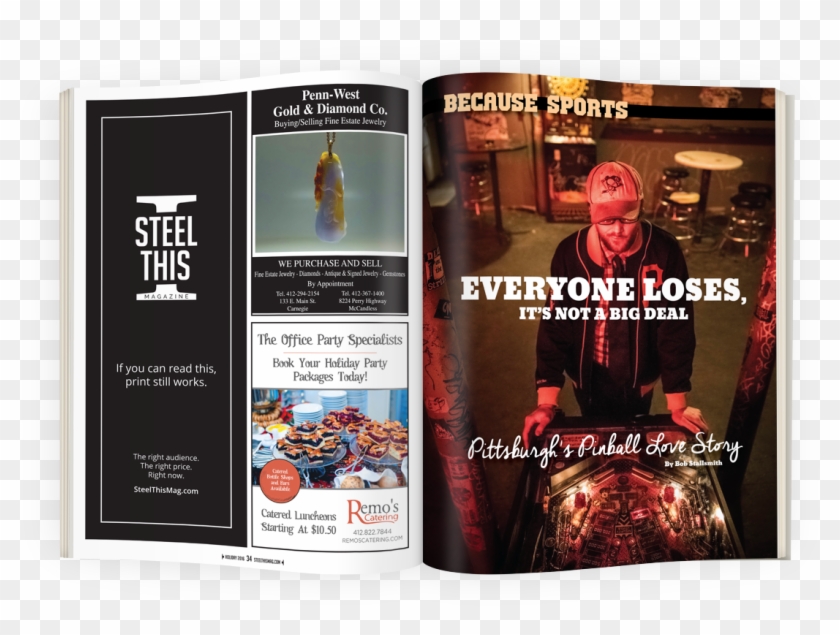 Pittsburgh's Pinball Love Story - Flyer Clipart #4462571