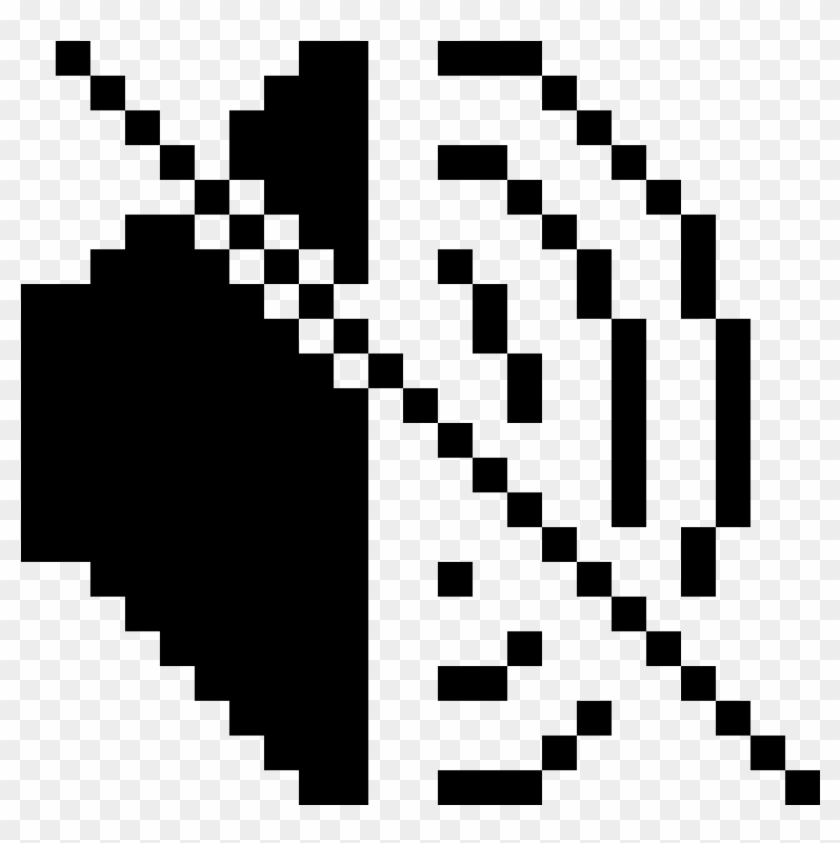 No Sound - Coffee Mug Pixel Art Clipart #4462630