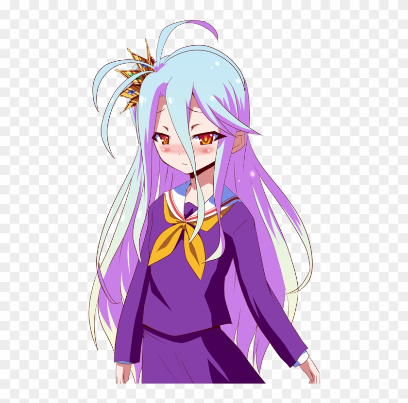 View 0290 43143352 , - Anime Wallpaper Shiro No Game No Life Clipart #4462654