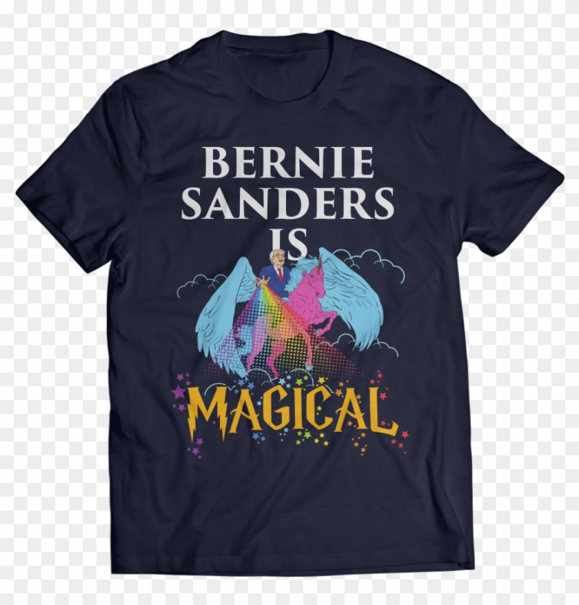Bernie Sanders For President Elections - Navy Blue Shirts With Writing Clipart