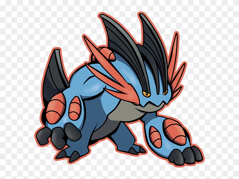 Mega Swampert By Kaizerin - Mega Swampert Clipart