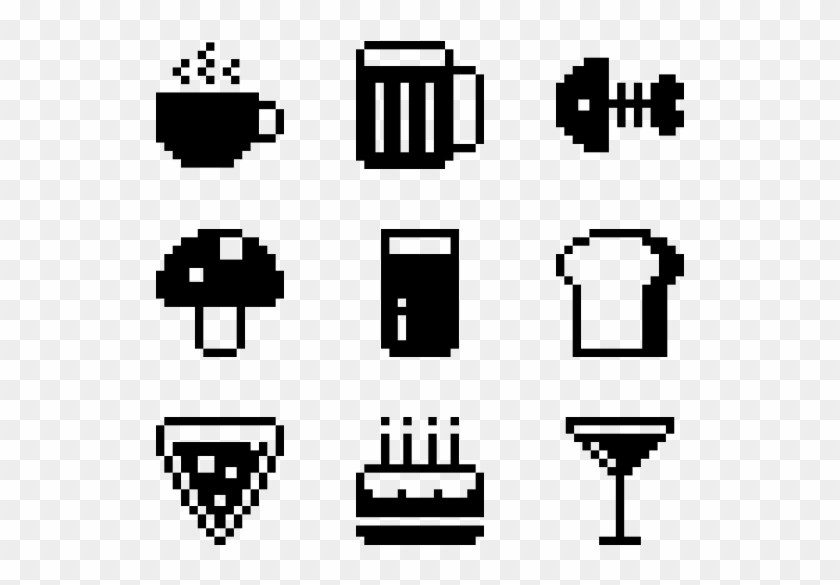 Food - Food Icon Pixel Clipart #4463519