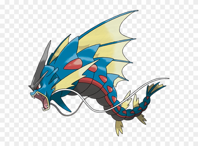 600px 130gyarados Mega - Pokemon Mega Evolution Gyarados Clipart #4463523