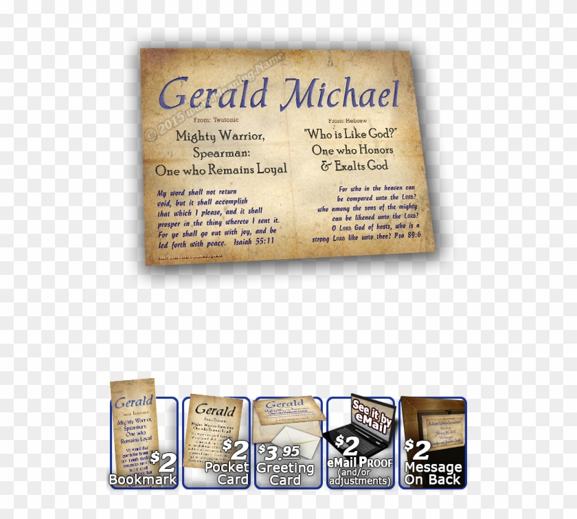 Boy Scout Collectible Stamp - Name Meanings Cards Michael Clipart #4463717