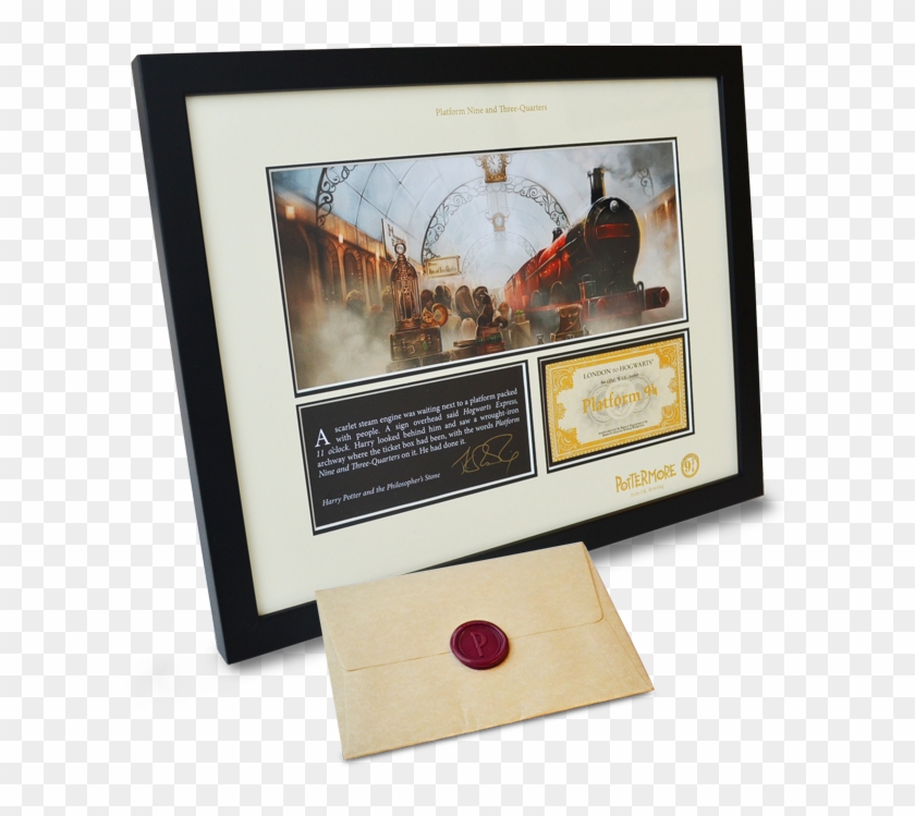 It Features An Extract From Harry Potter And The Philosopher's - Picture Frame Clipart #4463804
