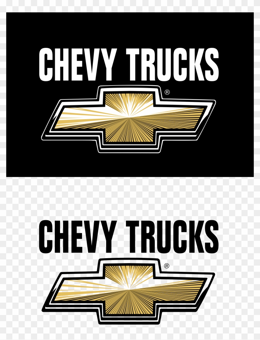 Chevy Trucks Logos3 Logo Png Transparent - Emblem Clipart #4464008