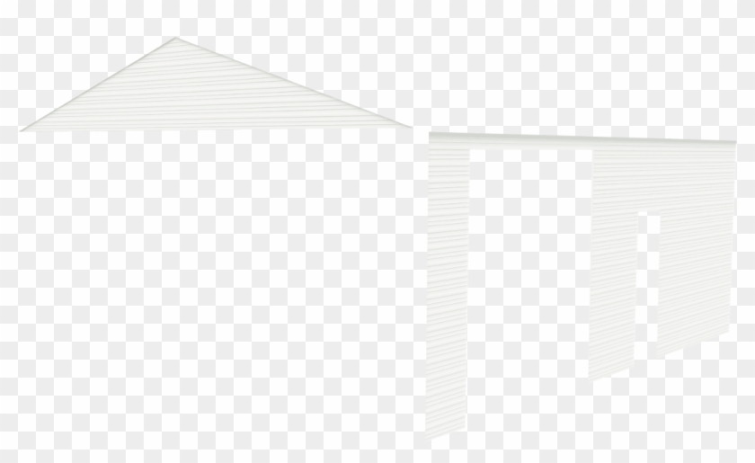 Carport Wall Alamo - Triangle Clipart #4464183