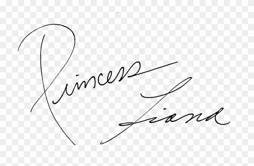 Signature Transparent Cinderella - Handwriting Clipart #4464381