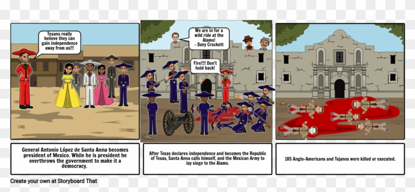 The Alamo - Cartoon Clipart