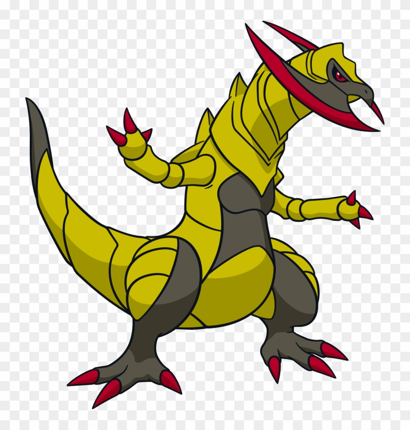 Haxorus Global Link Artwork - Shiny Haxorus Clipart