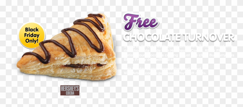 Free Chocolate Turnover From Arby's On Black Friday - Arby's Chocolate Turnover Clipart #4464949