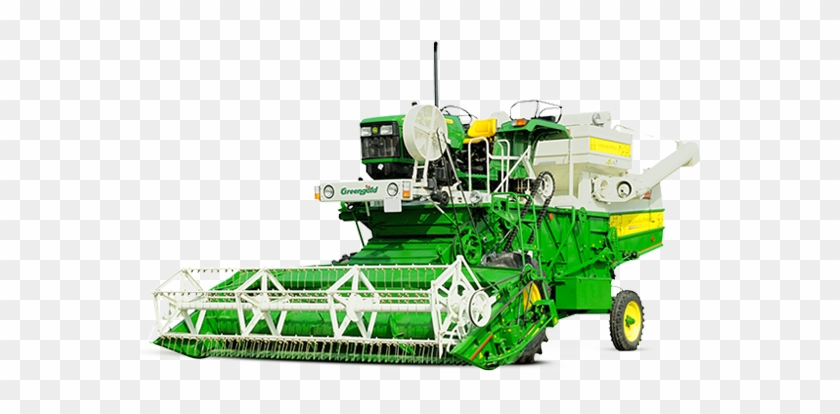John Deere Tractor Harvester Clipart