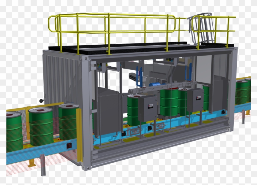 Drum Packing Modular Plant - Yellow Cake Uranium Dryer Clipart