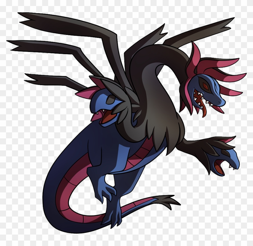 Hydreigon - Pokemon Hydreigon Clipart #4465233