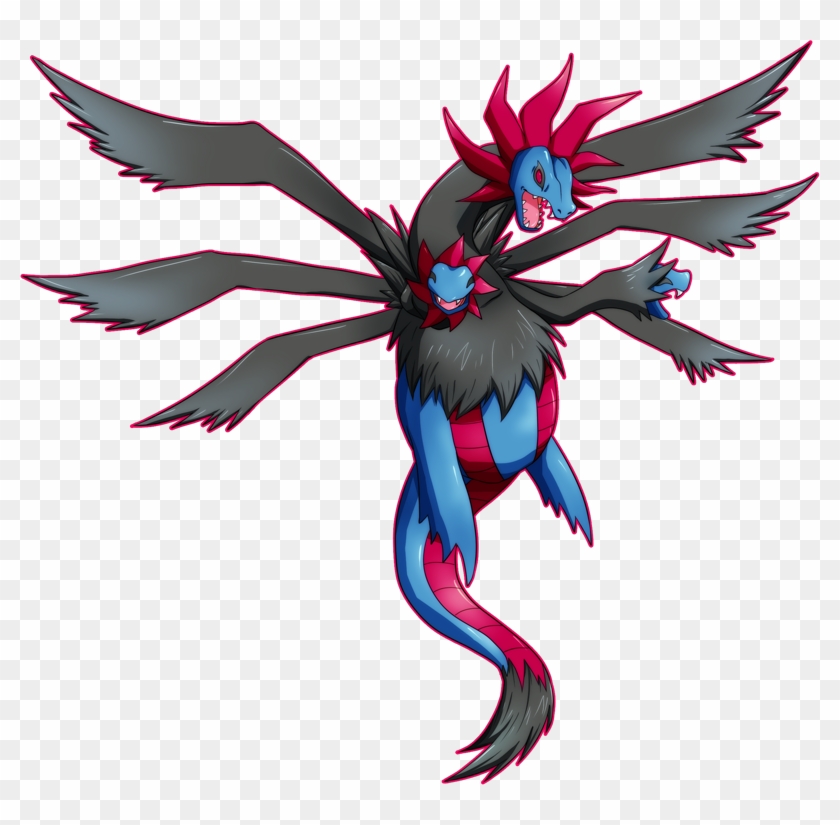 39,784,000 Exp - Shiny Hydreigon Clipart #4465700