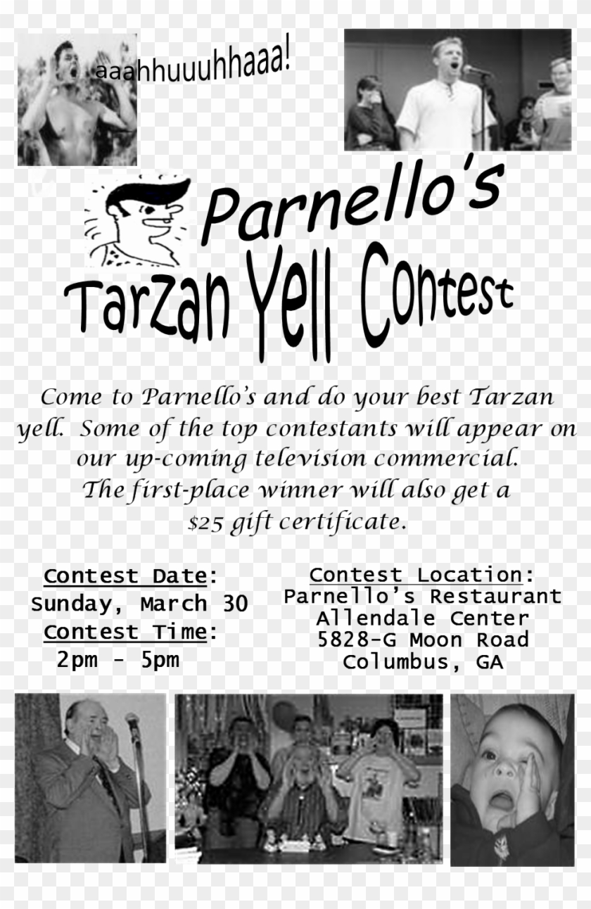 Tarzan Yell Contest6 - Tarzan Yells Clipart