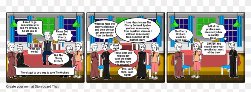 The Cherry Orchard - Comics Clipart #4465786