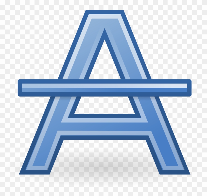 This Free Icons Png Design Of Tango Format Text Strike - Riscado Letra Clipart