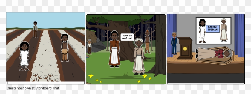 I Am Harriet Tubman - Cartoon Clipart