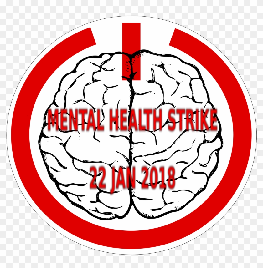 The Mental Health Strike 22nd January 2018 The Retro - Emblem Clipart #4466536
