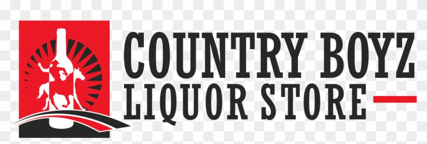 Country Boyz Liquor Store - Black-and-white Clipart #4466934